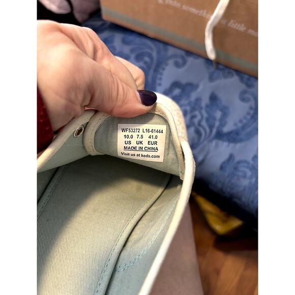 Keds x Kate Spade NY Champion Glitter Size 10/EU 41 NWT - Picture 6 of 6